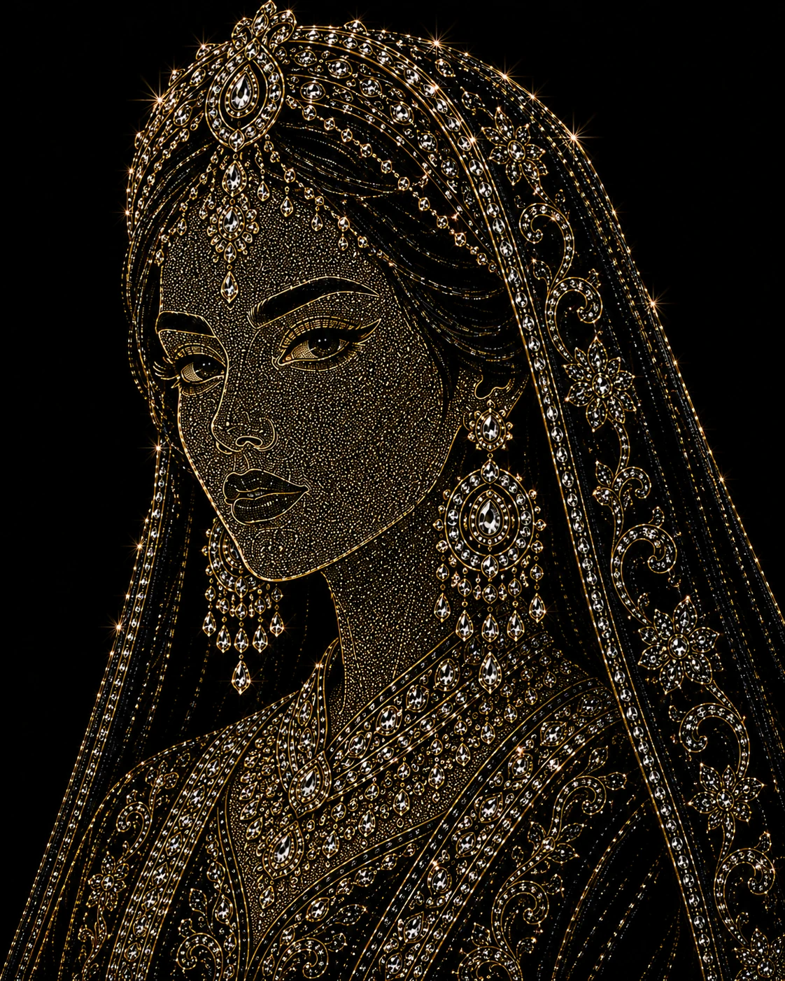 Asian Beauty Flat Close Up