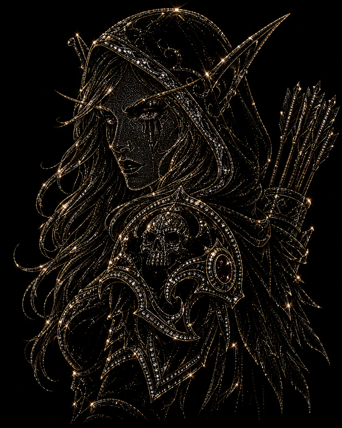 Dark Sylvanas - Мистический арт